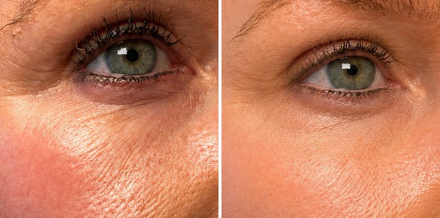 Polynucleotide under-eye result at The Elegance Clinic, Welwyn Garden City